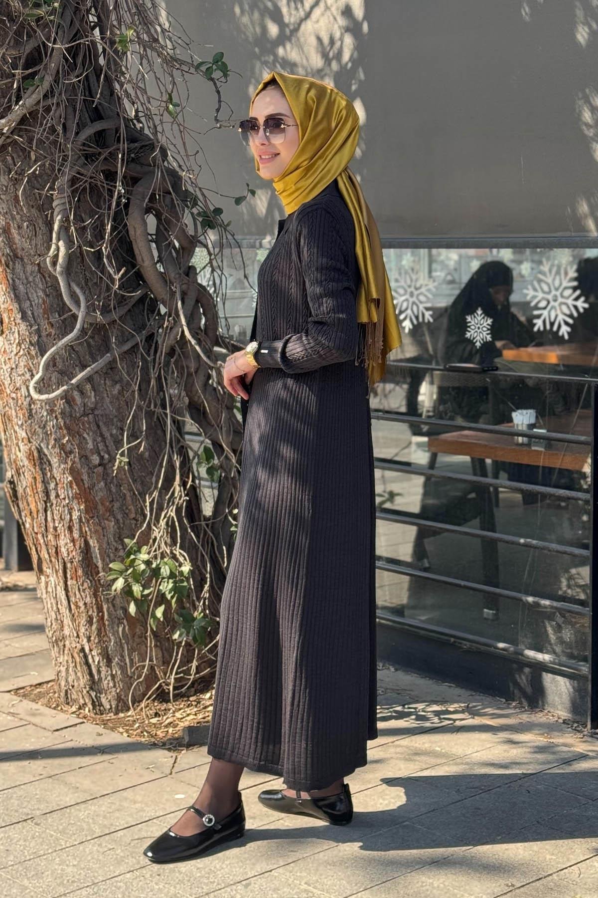 İNVEE Hırka 6975 Antrasit