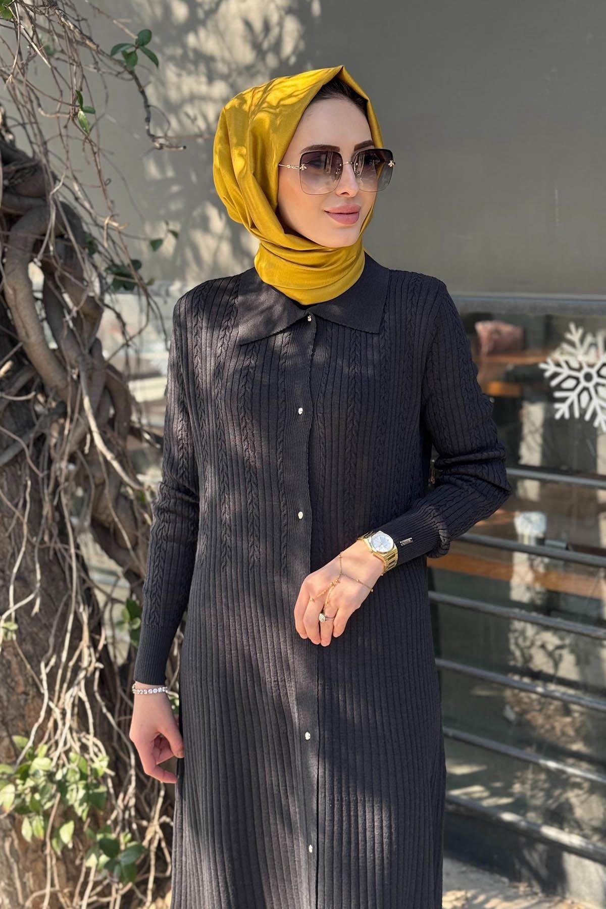 İNVEE Hırka 6975 Antrasit