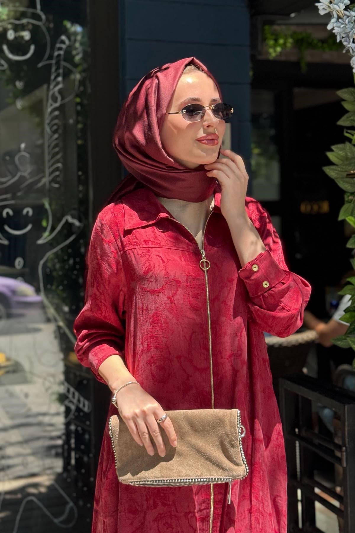 İNVEE Kap 7107 Bordo