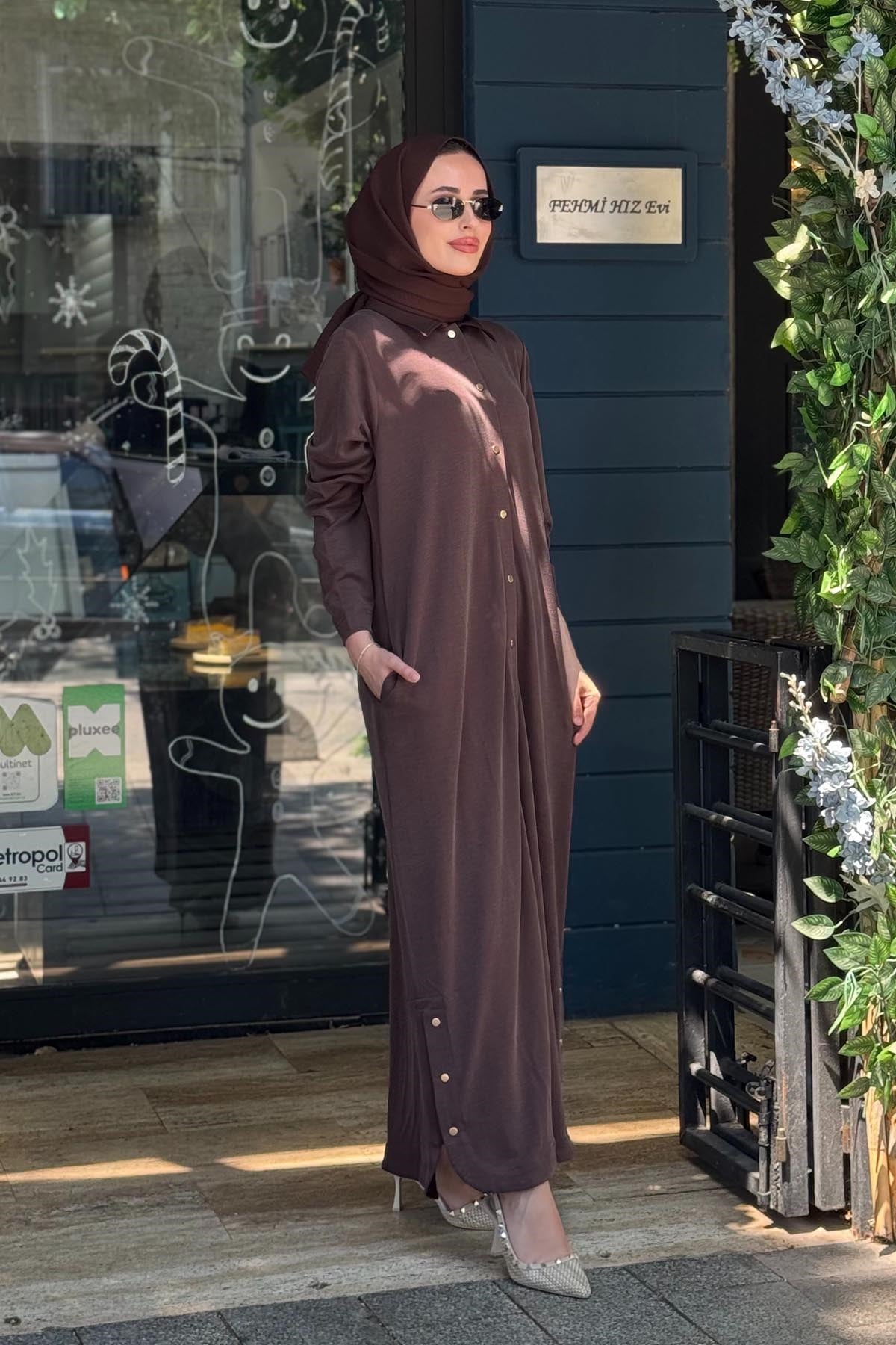 İNVEE Kap 7139A Kahve