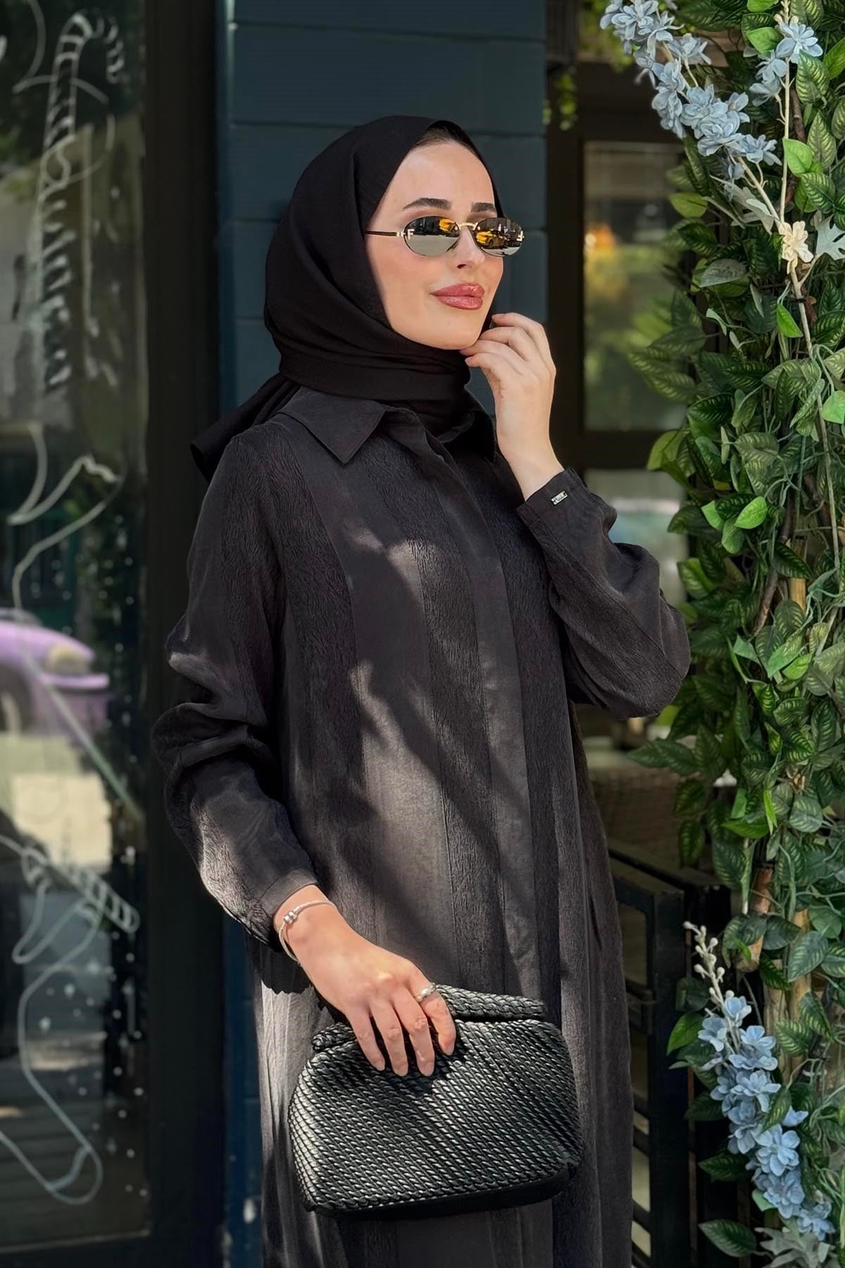 İNVEE Leydi Kap 7170 Siyah