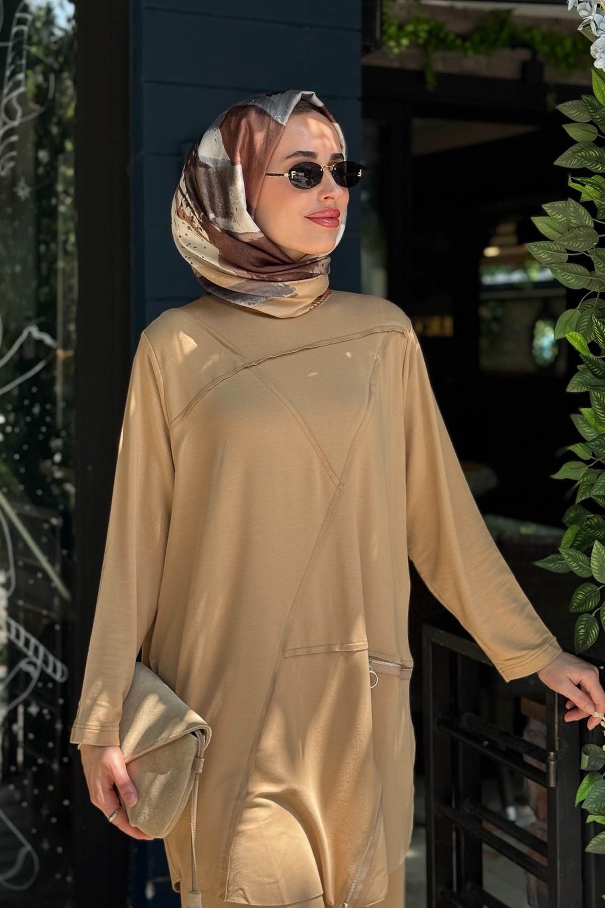 İNVEE Pantalonlu Takım 7111 Camel