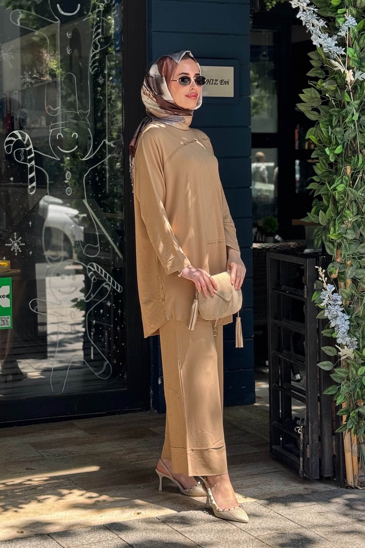 İNVEE Pantalonlu Takım 7111 Camel
