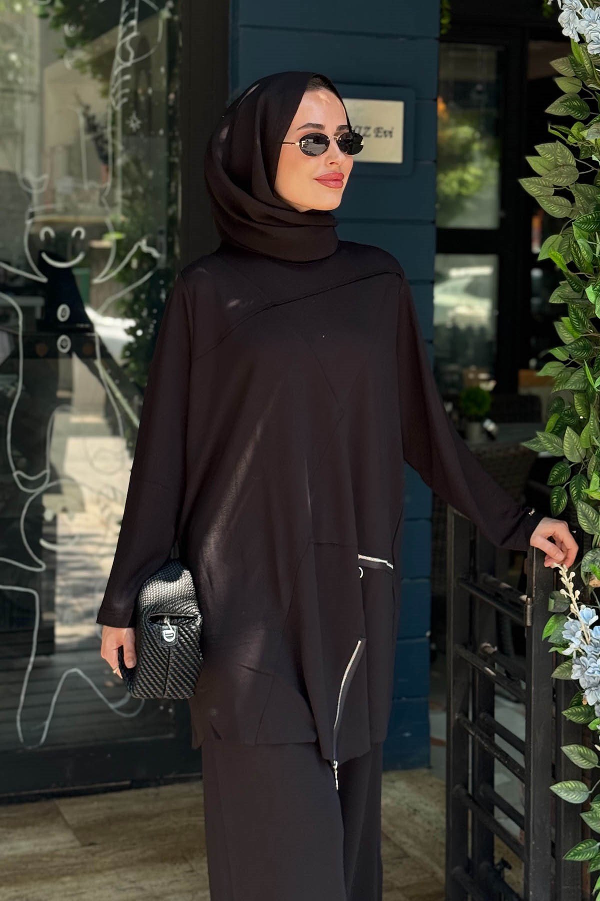 İNVEE Pantalonlu Takım 7111 Siyah