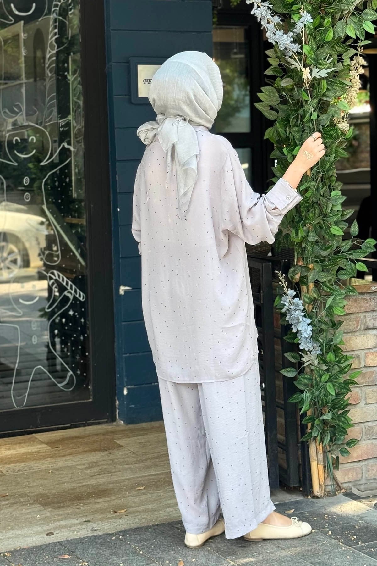 İNVEE Pantalonlu Takım 7173 Gri