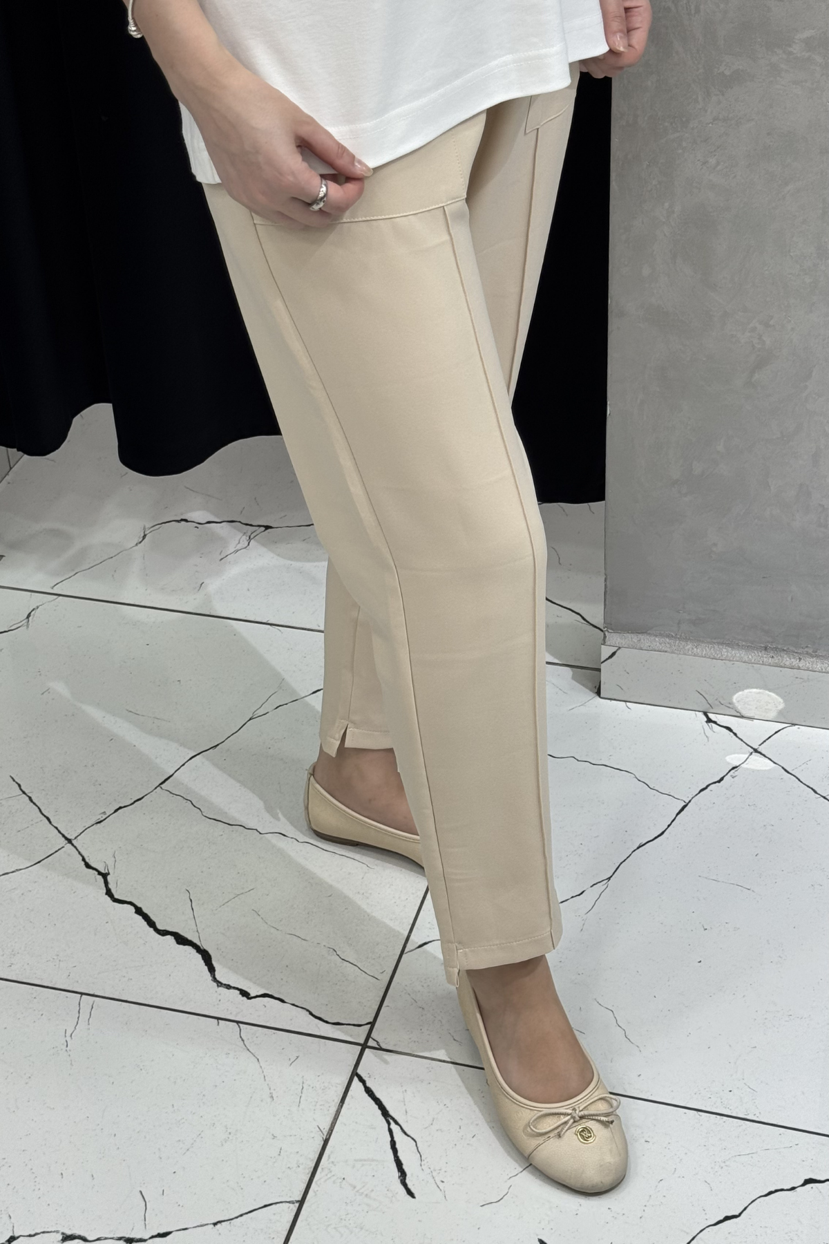 İNVEE Pantolon 6315 Vanilya