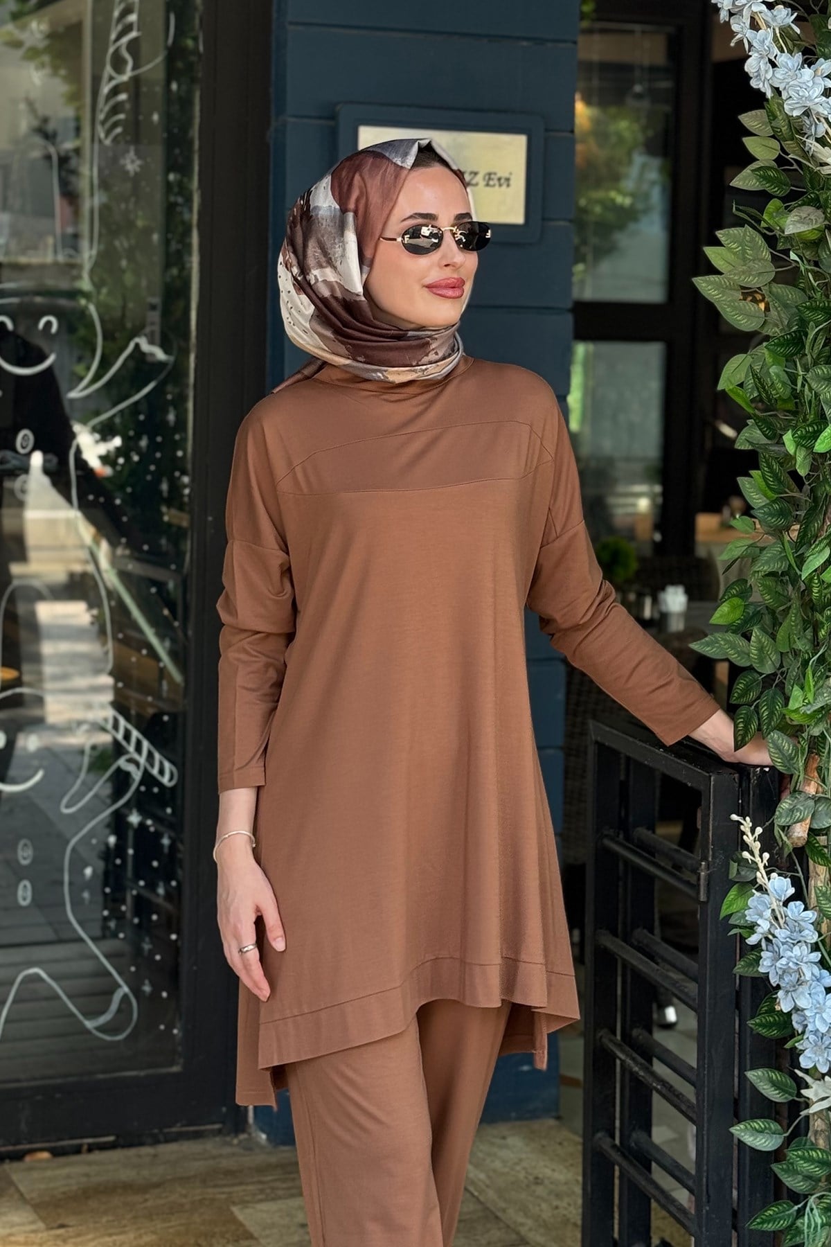İNVEE Pantolonlu Takım 7022 Kahve