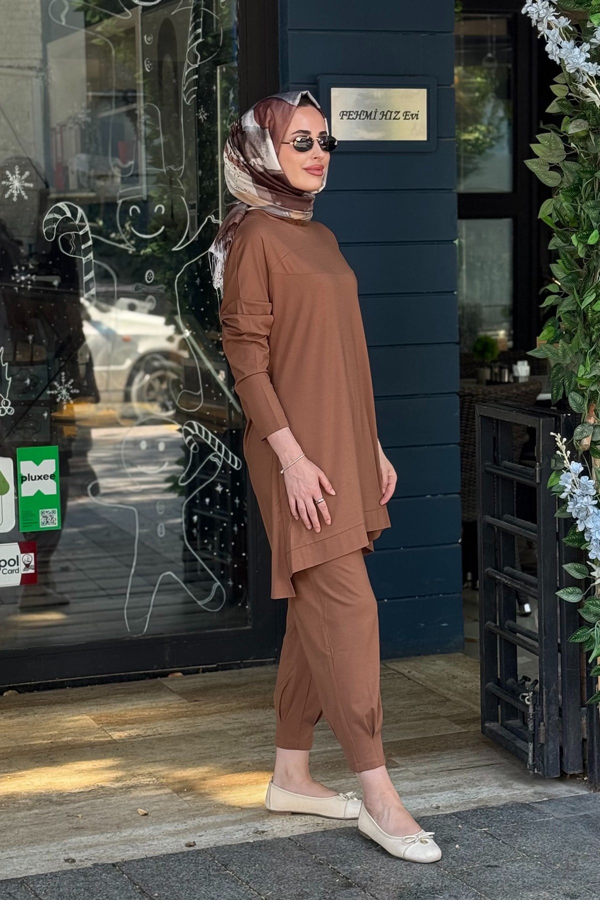 İNVEE Pantolonlu Takım 7022 Kahve