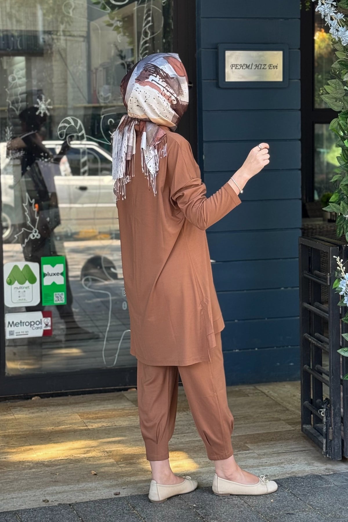 İNVEE Pantolonlu Takım 7022 Kahve