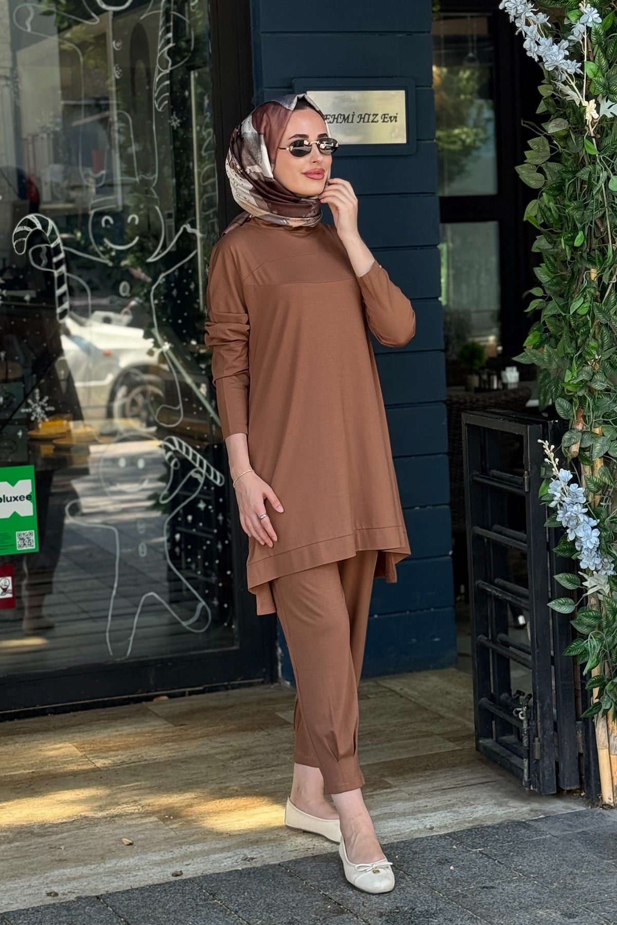 İNVEE Pantolonlu Takım 7022 Kahve
