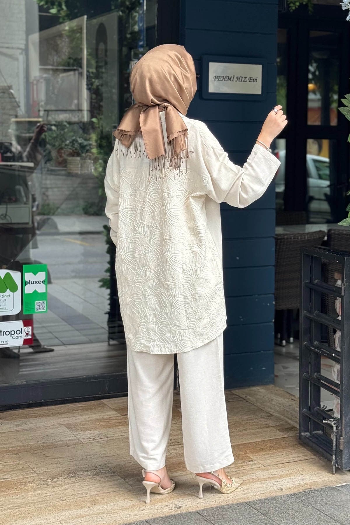 İNVEE Pantolonlu Takım 7262 Bej