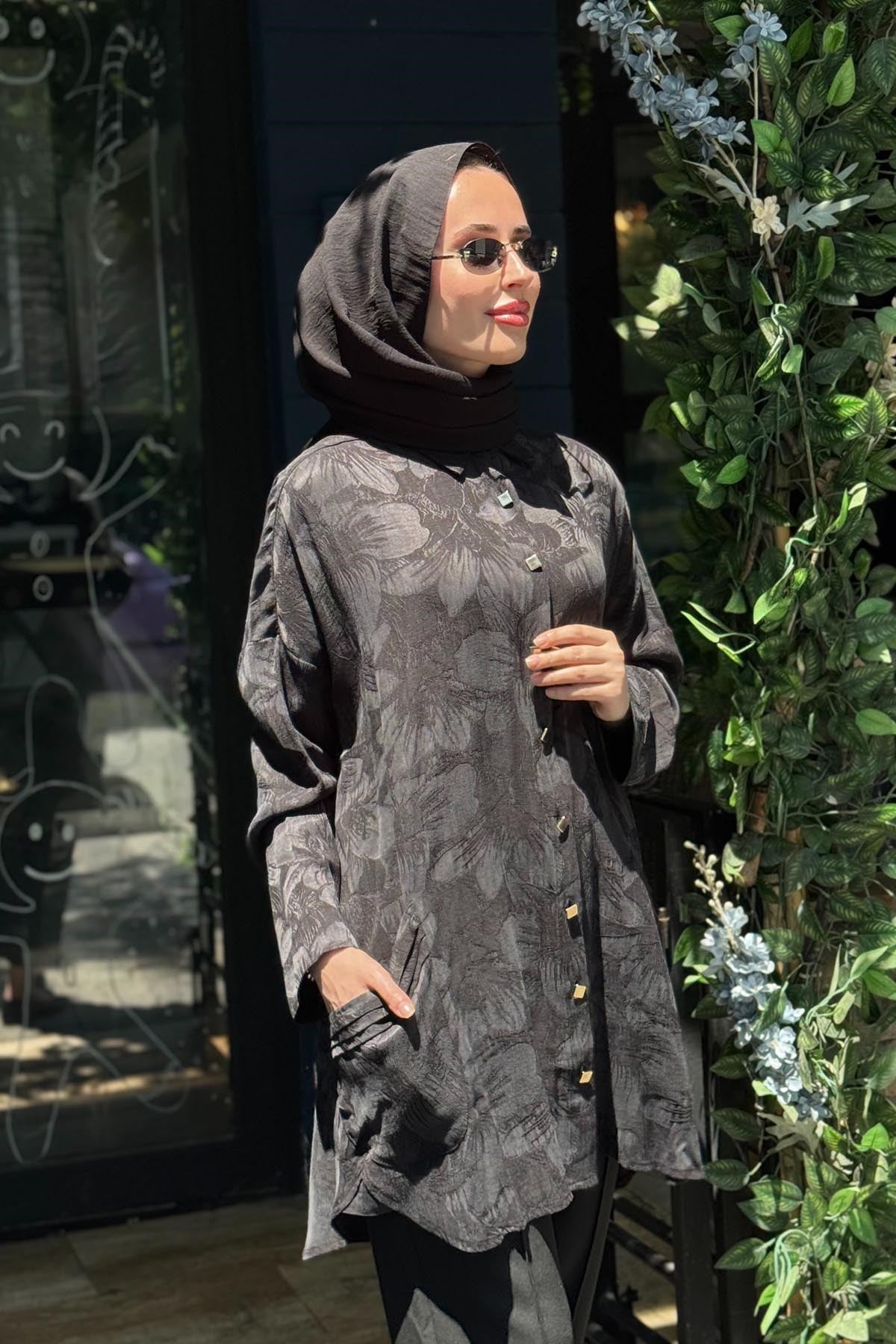 İNVEE Rozaliya Gömlek 7109 Siyah