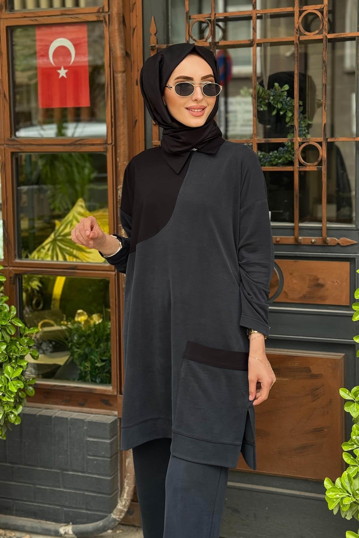 İNVEE Takım 7051 Siyah