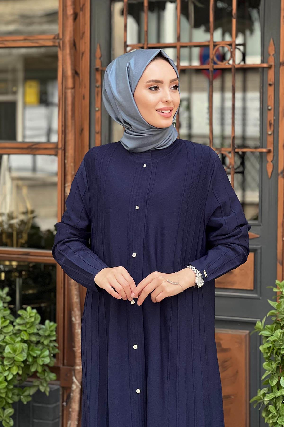 İNVEE Triko Hırka 6988 Lacivert