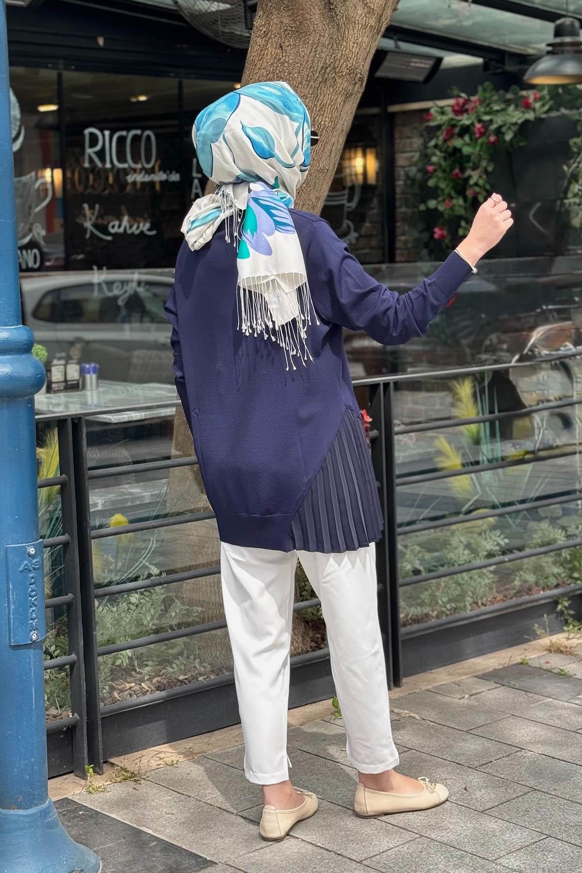 İNVEE Triko Tunik 7194 Lacivert