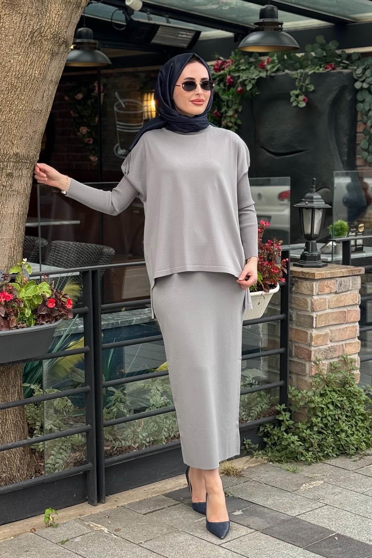İNVEE Tunik 5879 Gri
