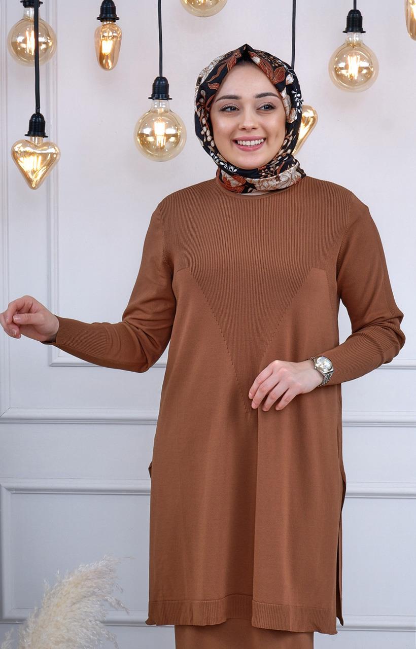 İNVEE Tunik 6222 Toprak