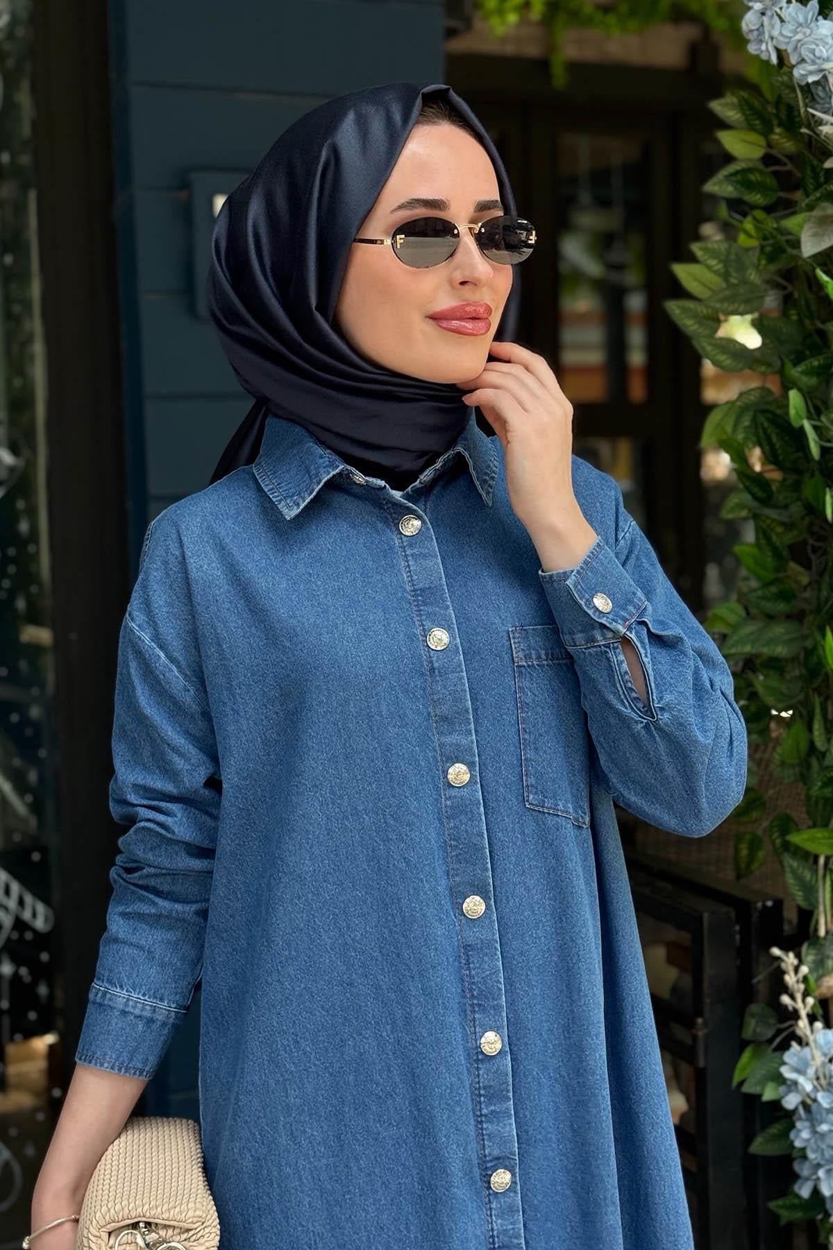 İNVEE Tunik 7191 İndigo