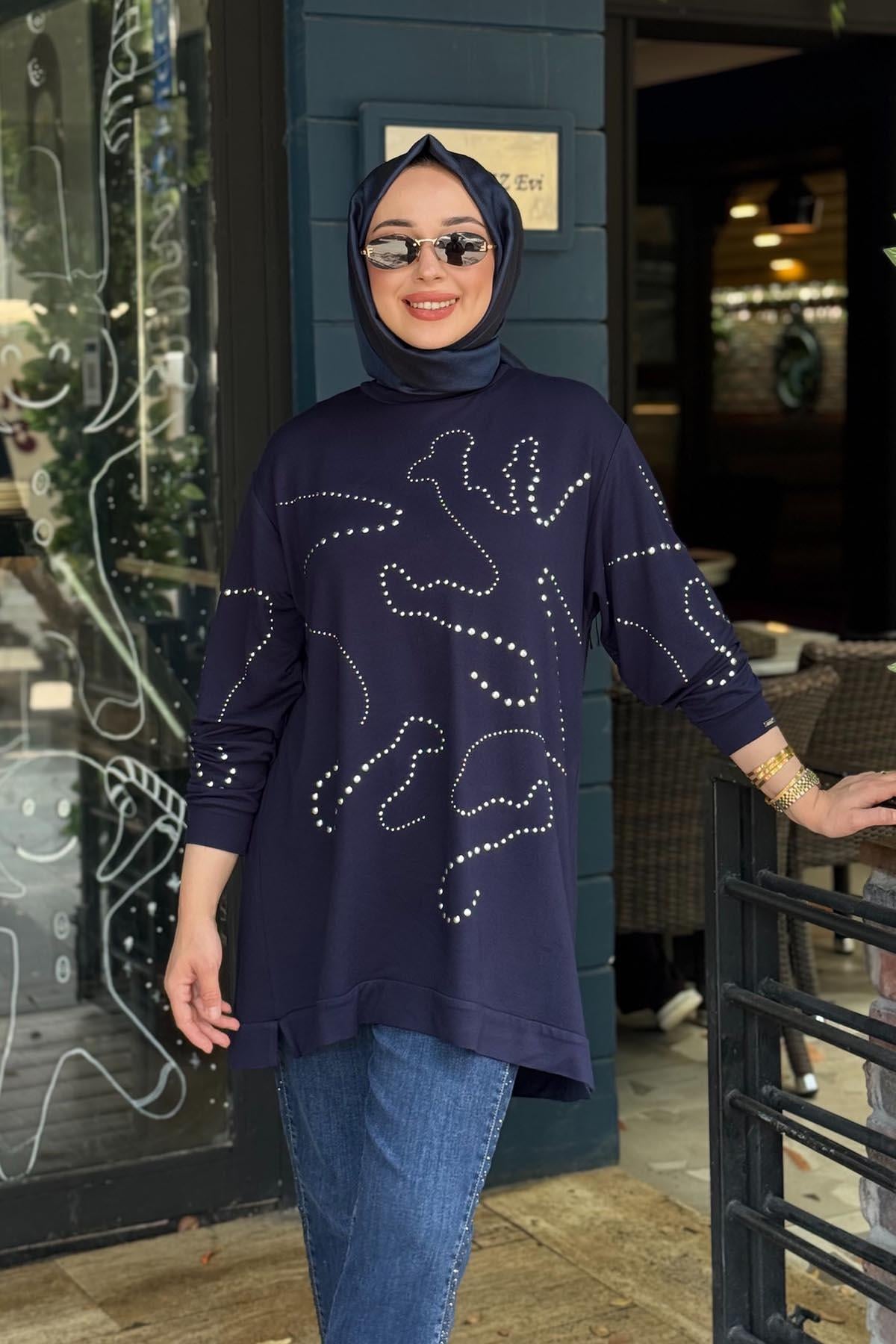 İNVEE Tunik 7226A Lacivert