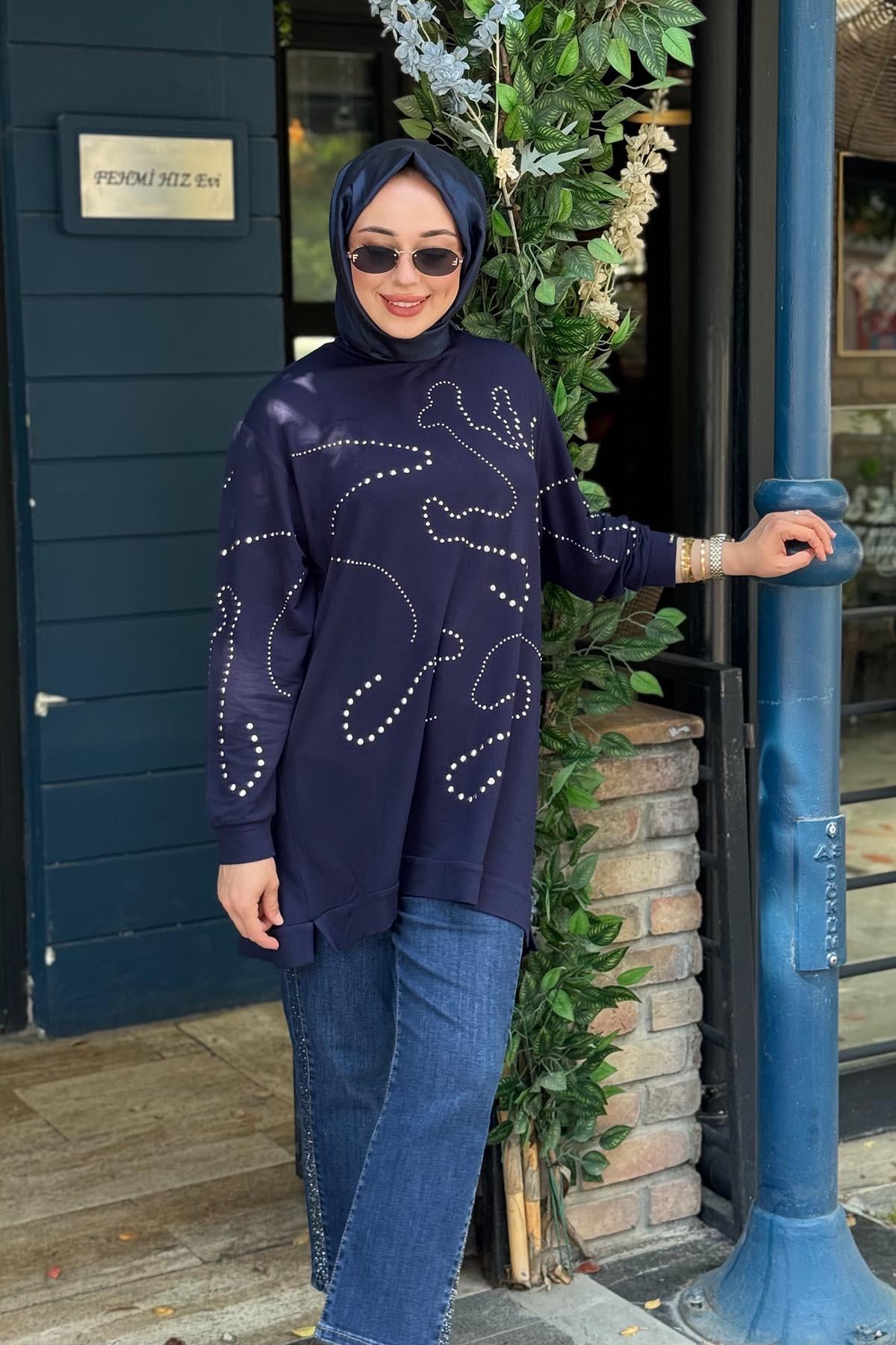 İNVEE Tunik 7226A Lacivert