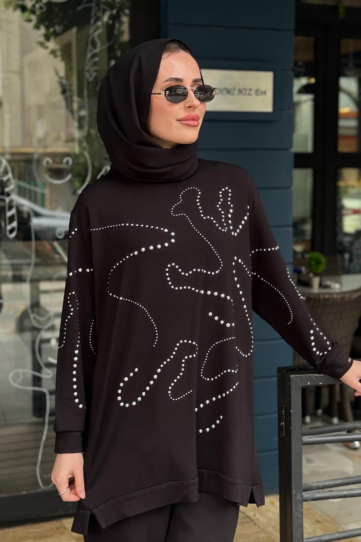 İNVEE Tunik 7226A Siyah