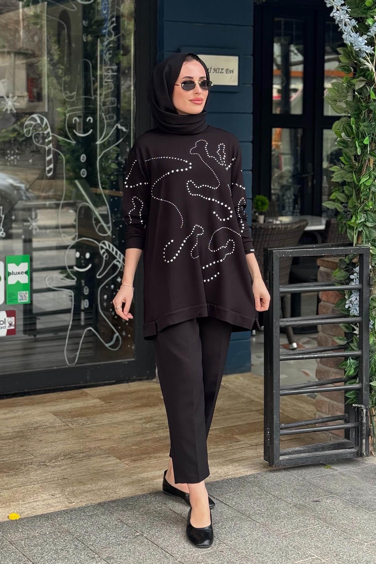 İNVEE Tunik 7226A Siyah