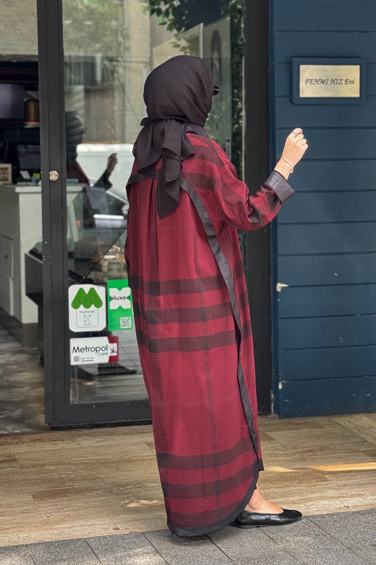 İNVEE Uzun Gömlek 7240 Bordo