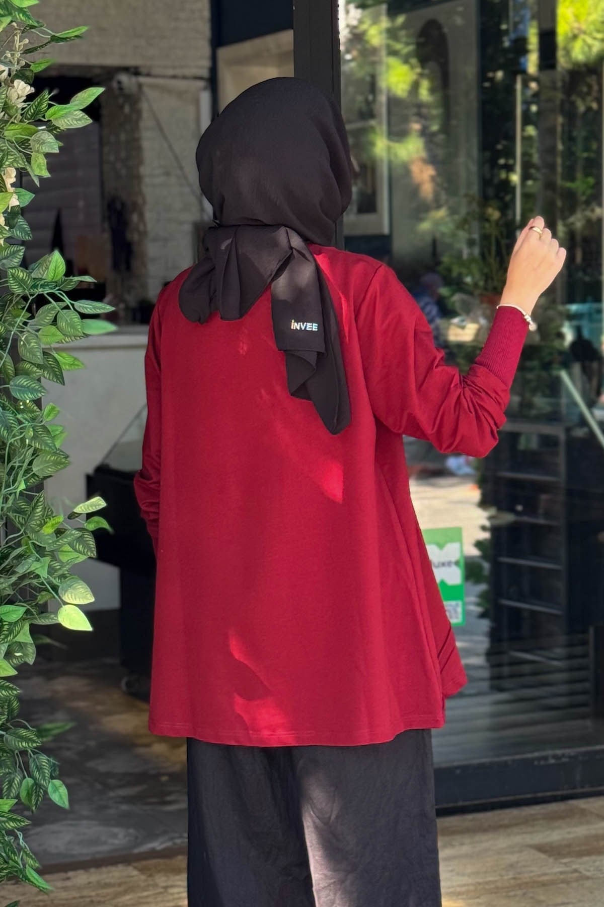 İNVEE Vektör Tunik 7218 Bordo