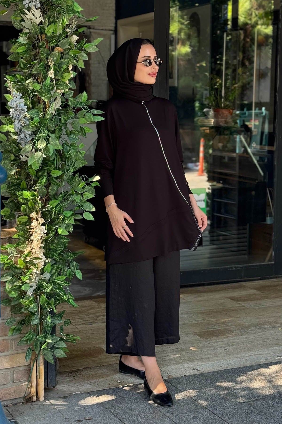 İNVEE Vektör Tunik 7218 Siyah