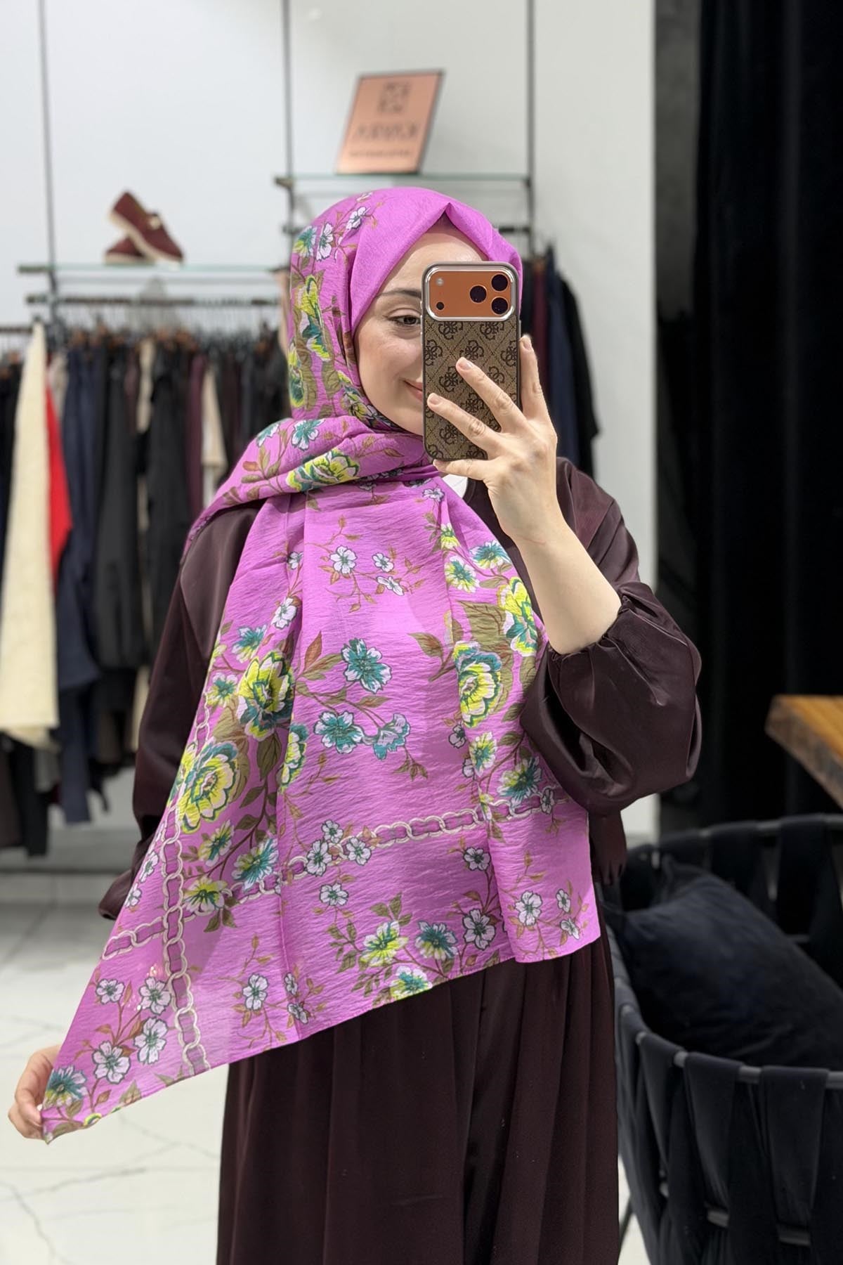 ipekevi Tensoft Şal 02370 Lilyum - Pembe