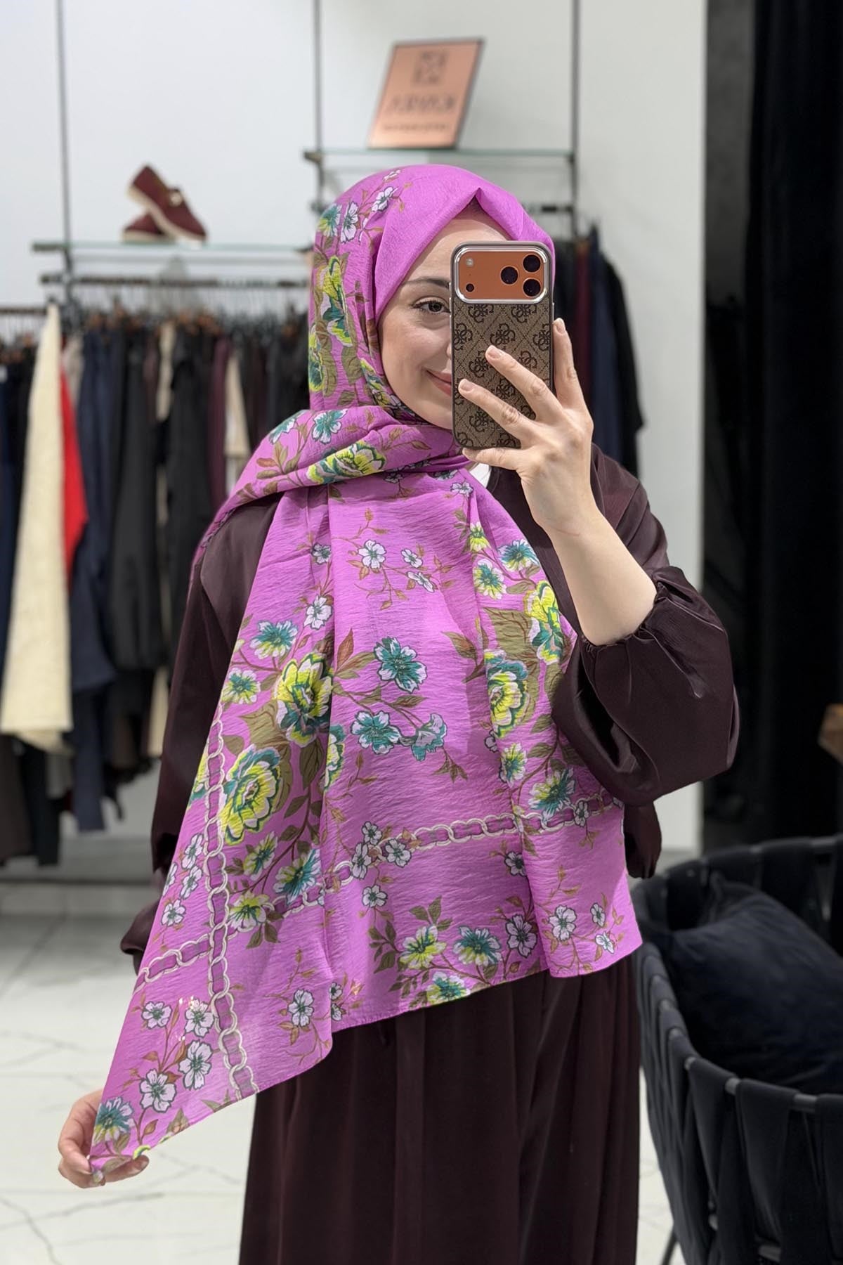 ipekevi Tensoft Şal 02370 Lilyum - Pembe
