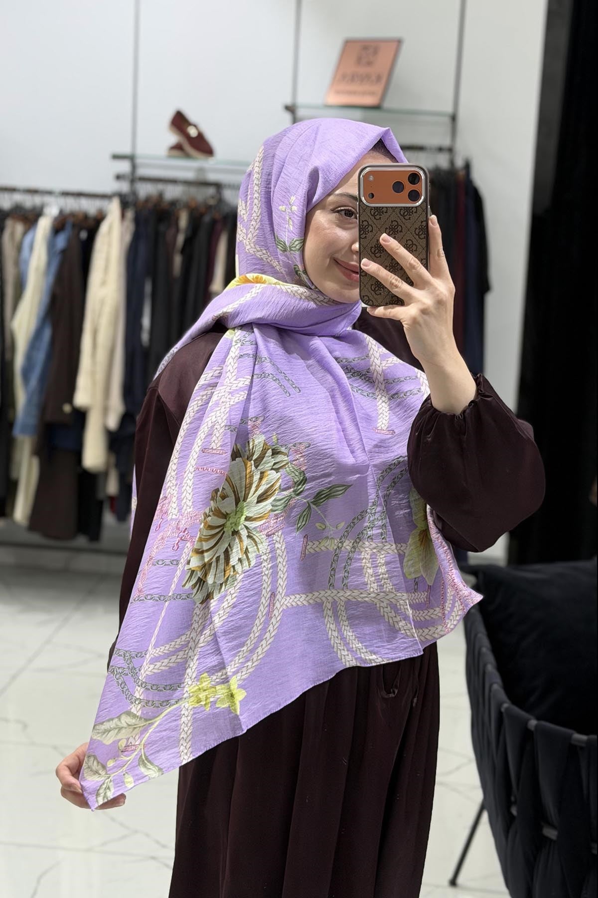 ipekevi Tensoft Şal 02387 Lila