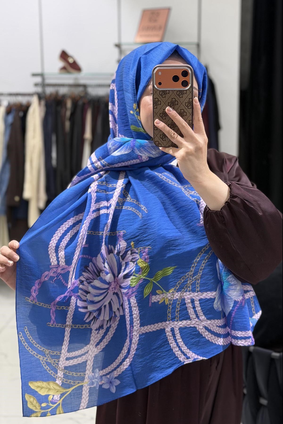 ipekevi Tensoft Şal 02387 Saks Mavi