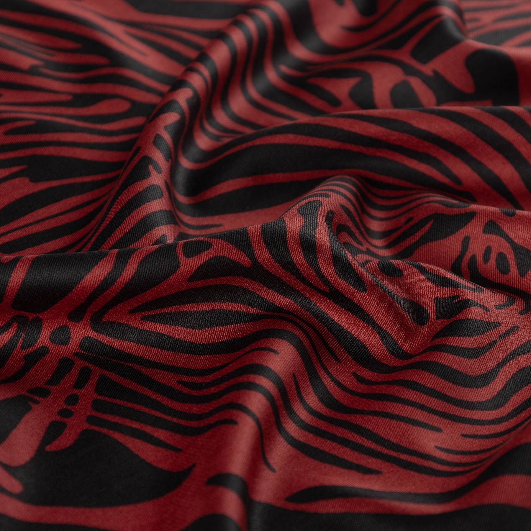 ipekevi Zebra Şal 02671 Siyah - Bordo