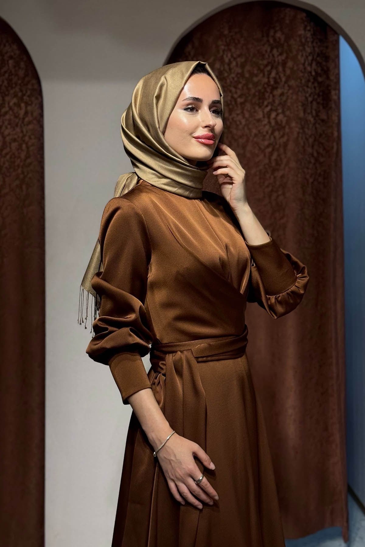 JAMILA SARAH Abiye FW26-3250 Bakır