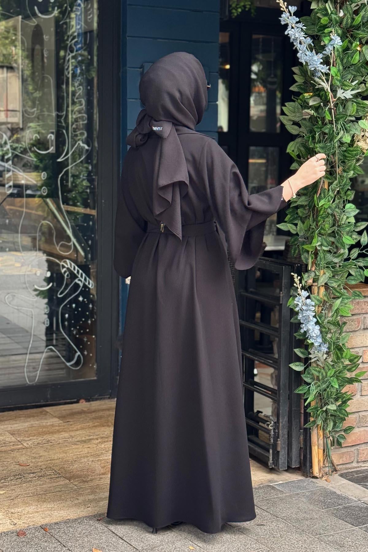 JAMİLA SARAH Anita Abaya SS26-9344 Siyah