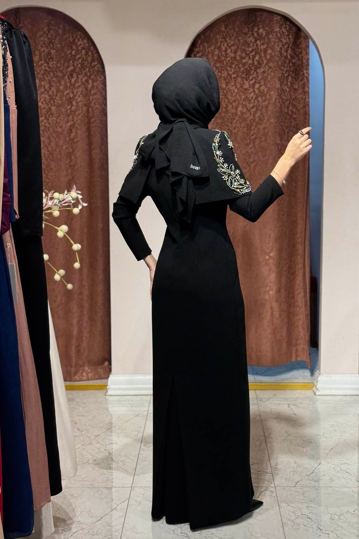 JAMİLA SARAH Believe Abiye FW27-3477 Siyah