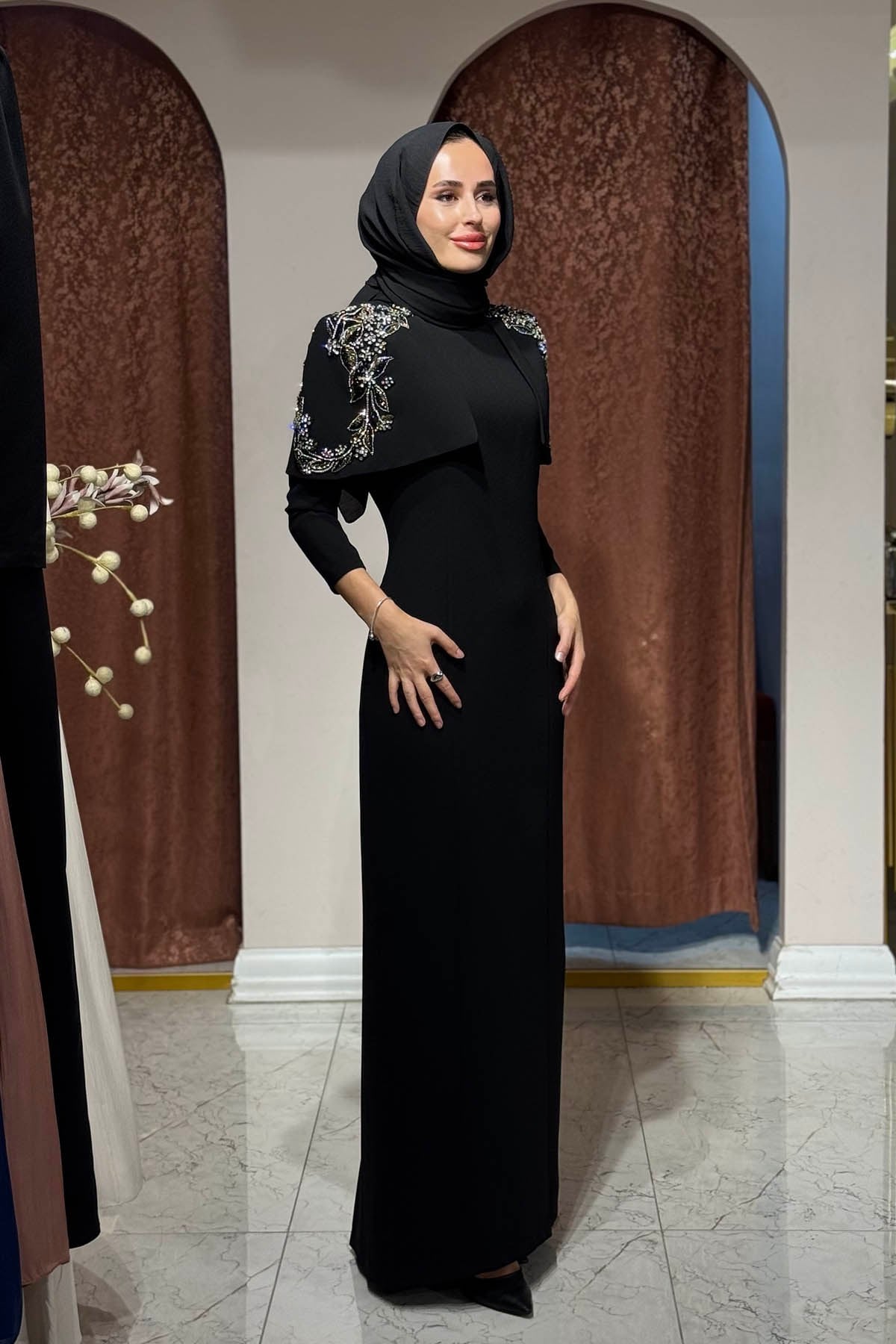 JAMİLA SARAH Believe Abiye FW27-3477 Siyah