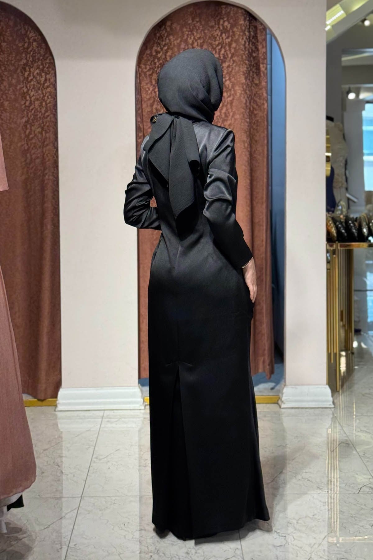 JAMİLA SARAH Lunaria Abiye SS26-3312 Siyah