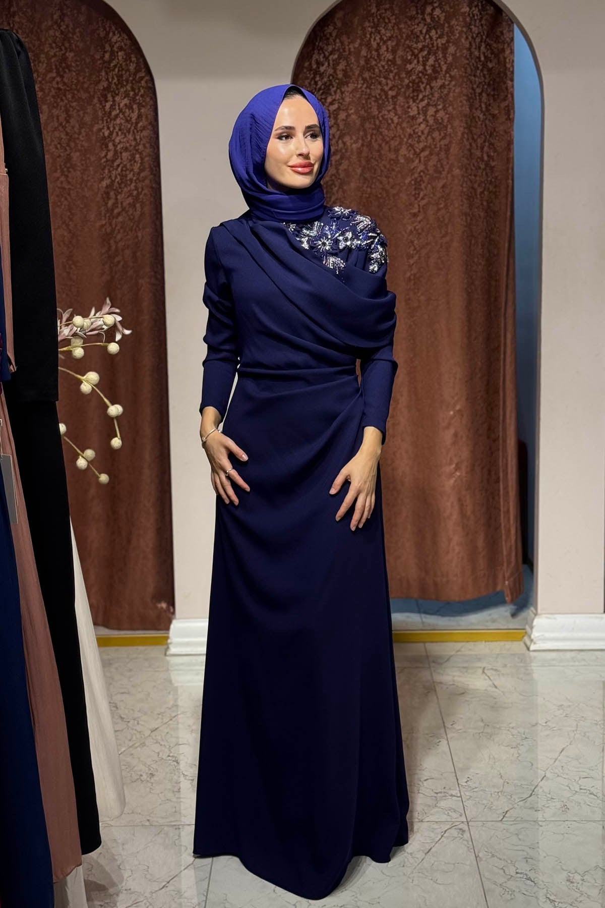 JAMİLA SARAH New Drına Abiye FW27-3476 Gece Rüyası