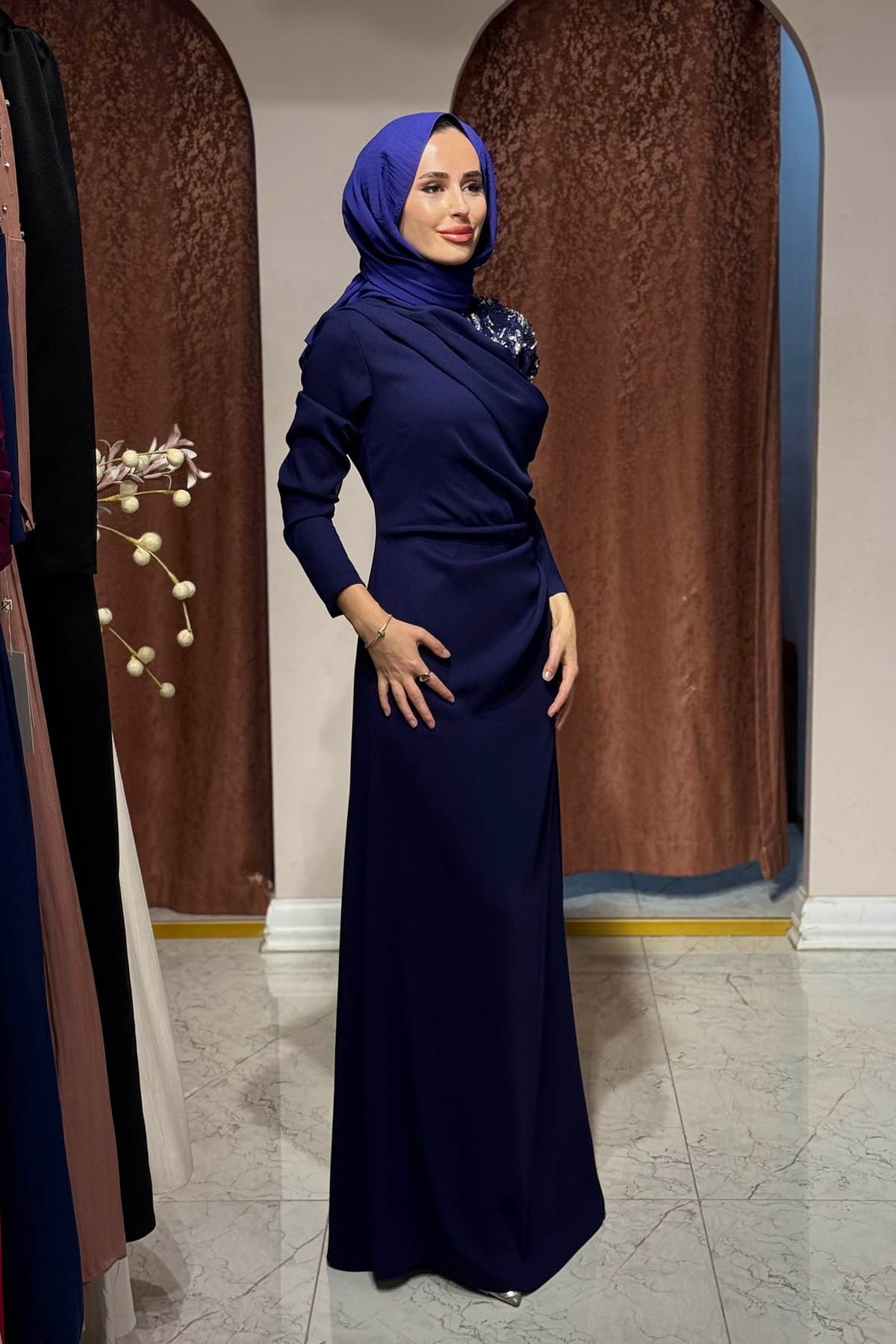 JAMİLA SARAH New Drına Abiye FW27-3476 Gece Rüyası