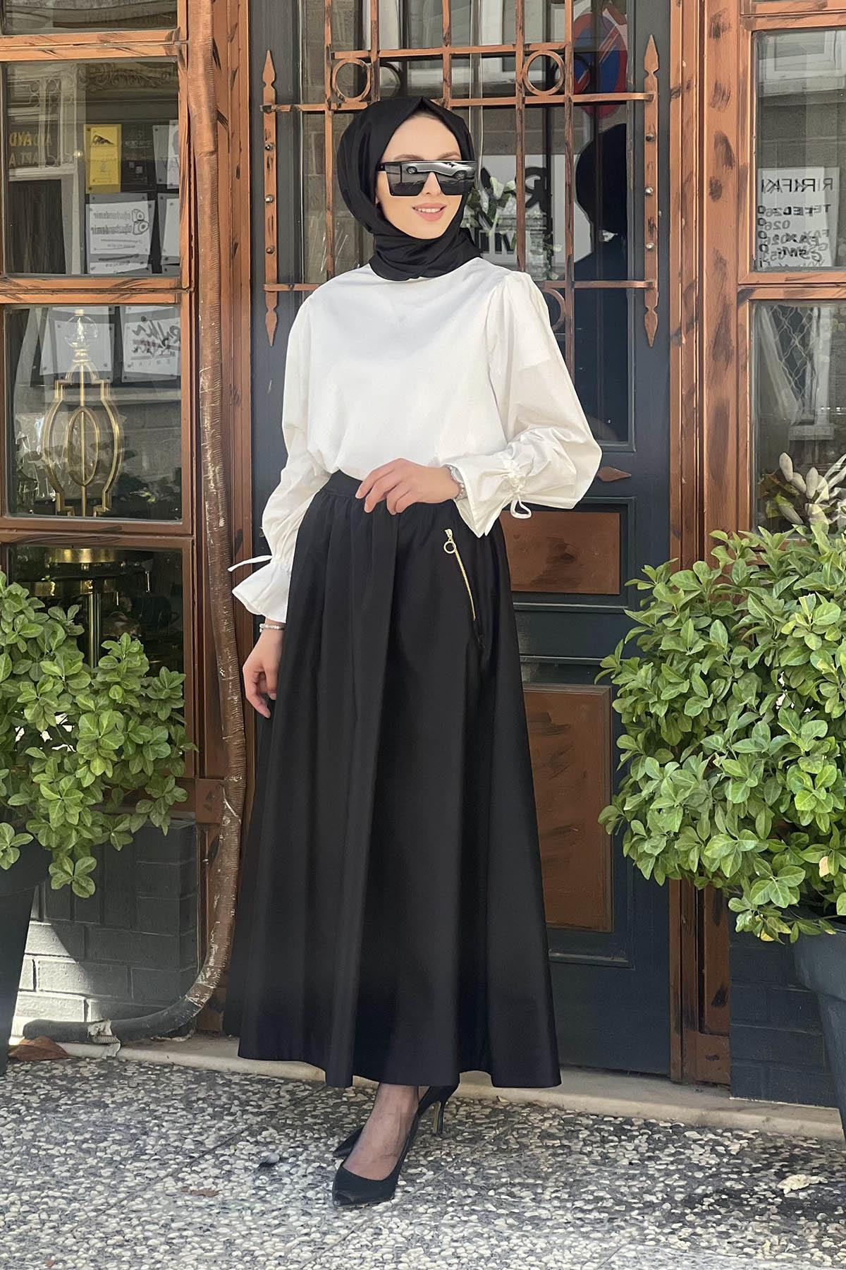 KAYRA Bluz KA-A24-10021 Ekru