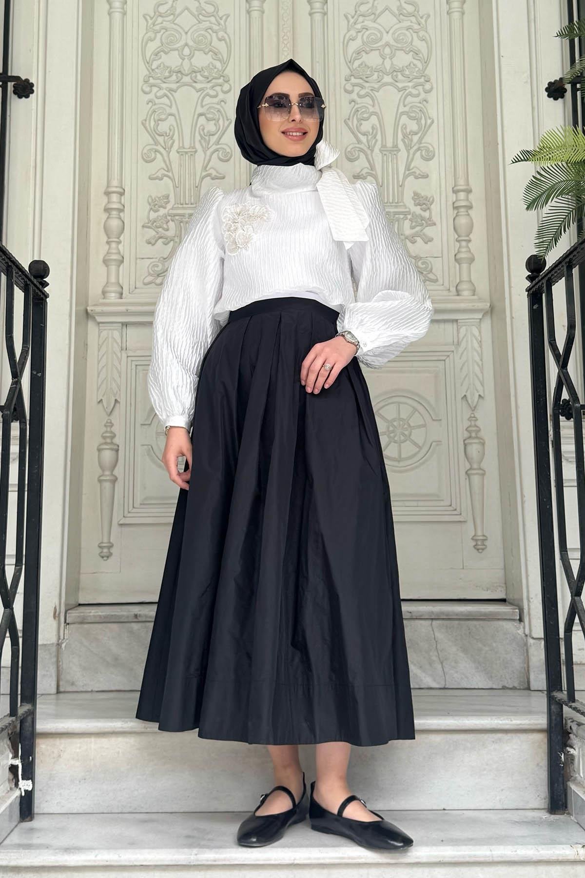 KAYRA Bluz KA-B25-10004 Beyaz