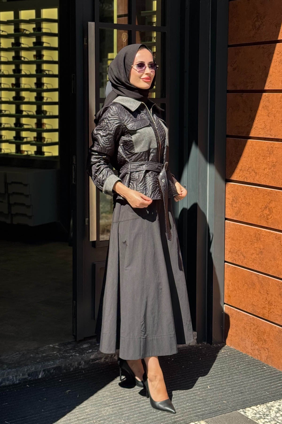 KAYRA Ceket KA-A26-13053 Siyah