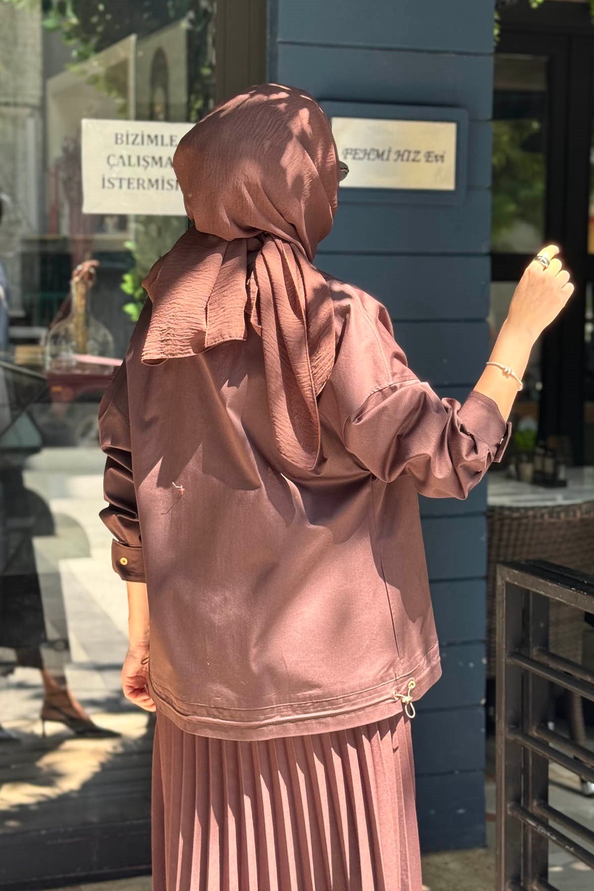 KAYRA Ceket KY-A26-73003 Koyu Kahve