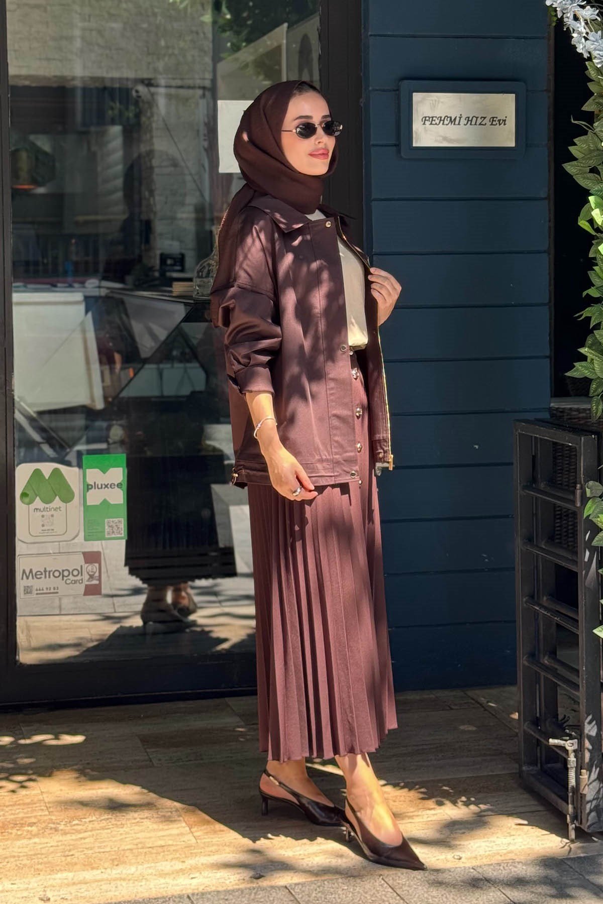 KAYRA Ceket KY-A26-73003 Koyu Kahve