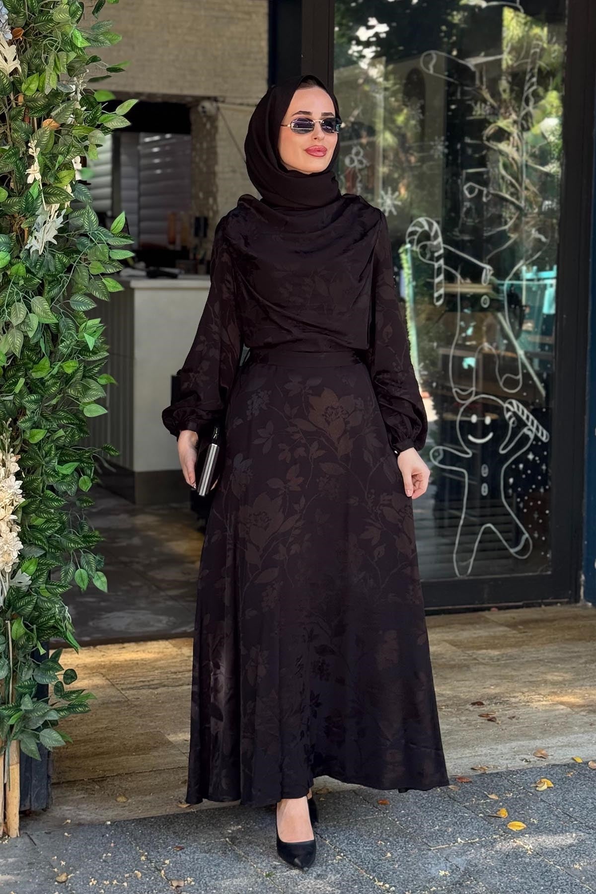 KAYRA Elbise KA-B26-23014 Siyah