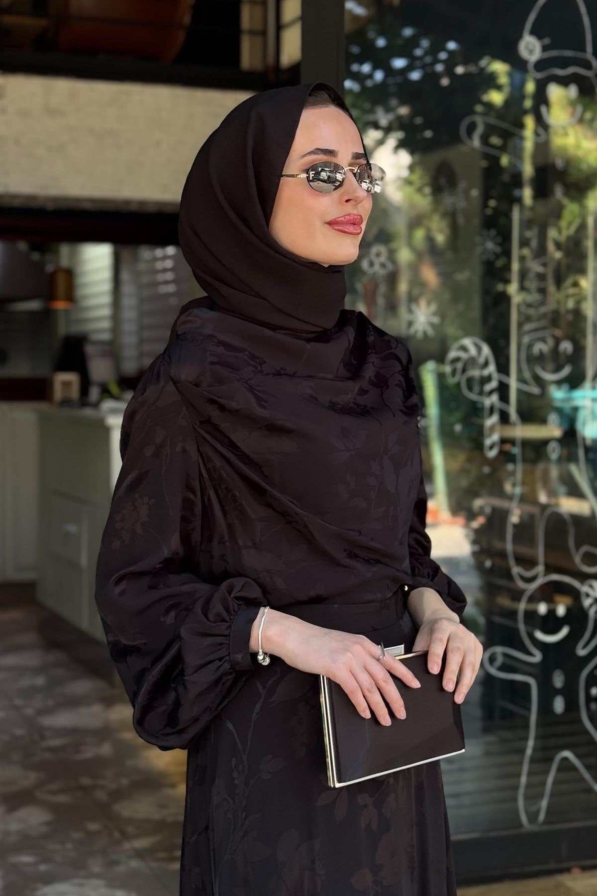 KAYRA Elbise KA-B26-23014 Siyah