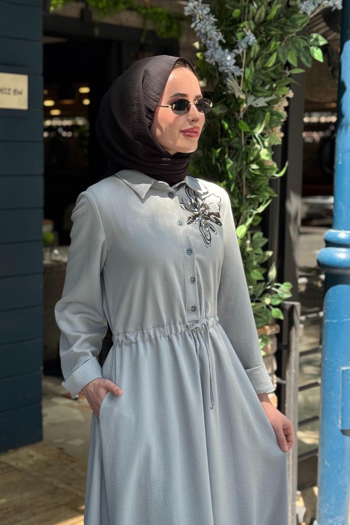 Kayra Elbise KY-B26-83003 Gri