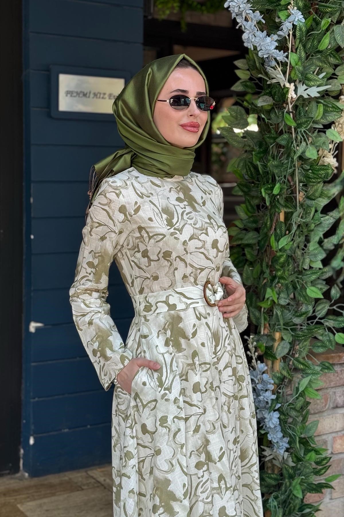Kayra Elbise KY-B26-83011 Krem